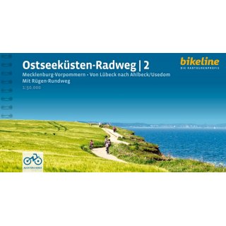 Ostseek&uuml;sten-Radweg 2 (Mecklenburg-Vorpommern) 1:50.000