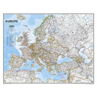 Europe Classic Map 1:5.419.000