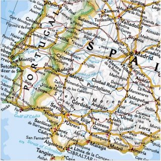 Europe Classic Map 1:5.419.000