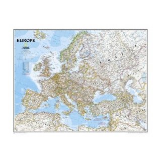 Europe Classic Map 1:8.425.000