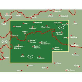 Sdtirol - Bozen 1:150.000