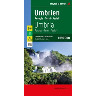 Umbrien - Perugia - Assisi 1:150.000