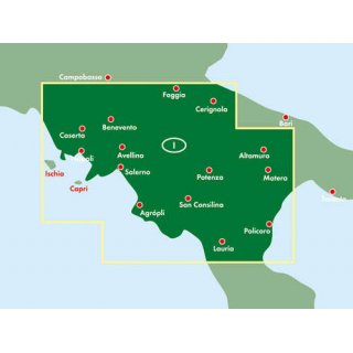 Kampanien - Basilicata 1:150.000