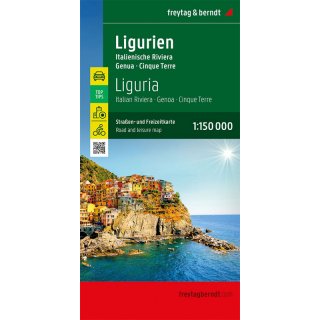 Ligurien - Italienische Riviera  1:150.000