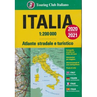 Italia (Italien) 1:200.000 Straenatlas  2023/2024