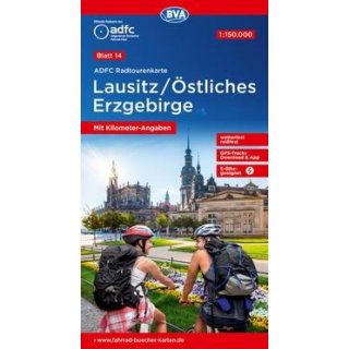 14 Lausitz/Östliches Erzgebirge 1:150.000
