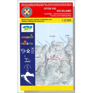 Insel Vis 1:25.000