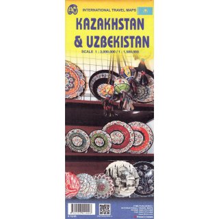 Kazakhstan & Uzbekistan 1:3.000.000 / 1:1.580.000