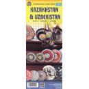 Kazakhstan & Uzbekistan 1:3.000.000 / 1:1.580.000
