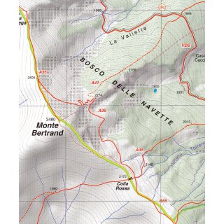 16 Val Vermenagna, Valle Pesio, Alta Valle Ellero, Parco Naturale Del Marguareis  1:25.000