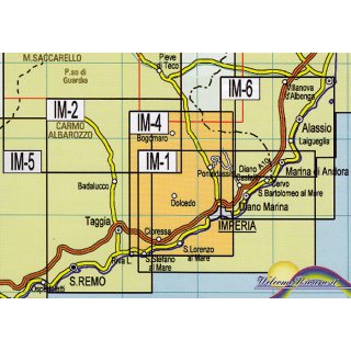 IM4 Valli di Imperia 1:25.000