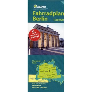 Fahrradplan Berlin 1:20.000