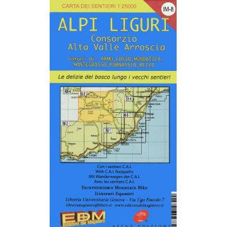 IM8 Alpi Liguri, Consorzio Alta Valle Arroscia 1:25.000