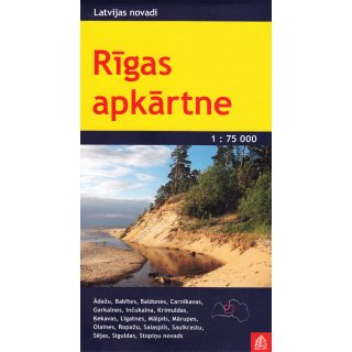 Riga und Umgebung 1:75.000