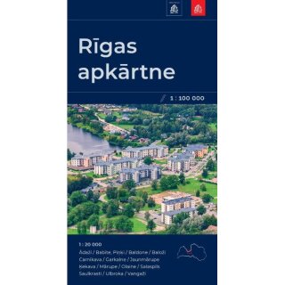 Riga und Umgebung 1:100.000
