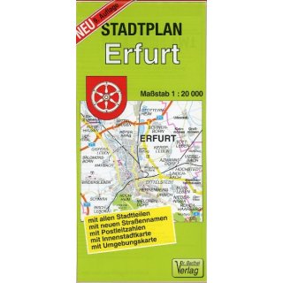 Erfurt und Umgebung 1:20.000