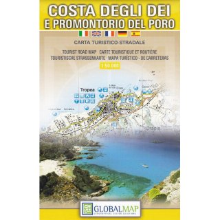 Costa Degli dei e Promontorio del Poro 1:50.000