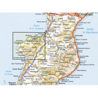 Costa Degli dei e Promontorio del Poro 1:50.000
