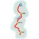 Saale-Radweg 1:50.000