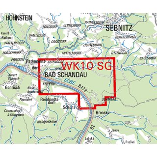 WK10 SG Schrammsteingebiet 1:10.000