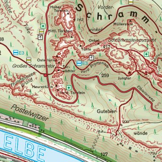 WK10 SG Schrammsteingebiet 1:10.000