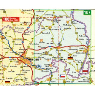 107 Oberlausitz 1:120.000