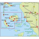 22 Insel Amrum - Insel F&ouml;hr 1:25.000