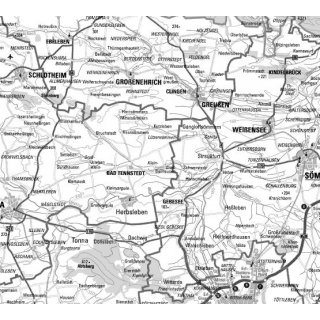 61 Westliches Thringer Becken - Mittleres Unstruttal 1:50.000