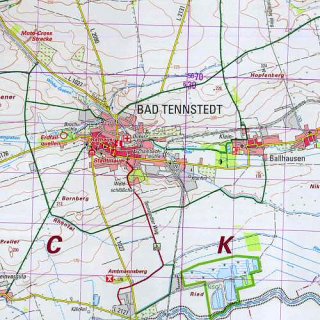 61 Westliches Thringer Becken - Mittleres Unstruttal 1:50.000