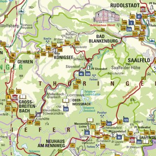 Porzellanland Thringen 1:250.000