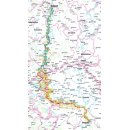 Donau-Radweg 4 - von Budapest nach Belgrad 1:75.000