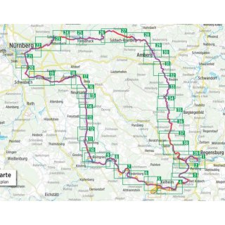 F�nf-Fl�sse-Radweg 1:50.000