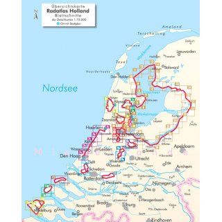 Radregion Holland 1:75.000