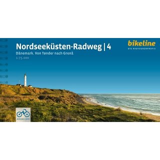 Nordseeksten-Radweg 4 (Dnemark) 1:75.000