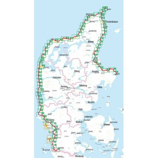 Nordseeküsten-Radweg 4 (Dänemark) 1:75.000