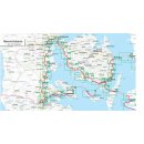 Ostsee-Radweg D&auml;nemark 1:75.000