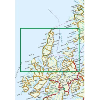 Vesterålen Hinnøya Nord 1:100.000