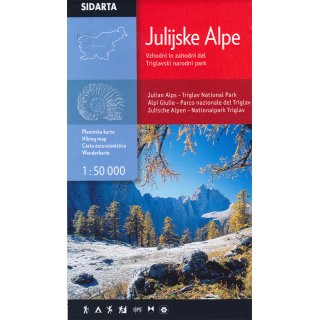 Julijske Alpe (Julische Alpen West und Ost) 1:50.000