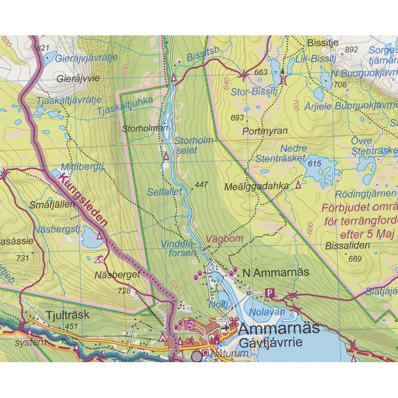 Ammarnäs Karta / Ammarnäs FVO | Fortsatt uppåt