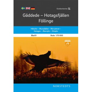 9 Gddede Hotagsfjllen Fllinge 1:75.000