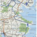 Seeland, S&uuml;d (Sydlige Sj&aelig;lland) 1:100.000