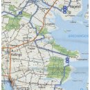 Seeland, S&uuml;d (Sydlige Sj&aelig;lland) 1:100.000