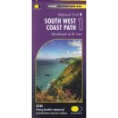 South West Coast Path 1 - Minehead to St Ives 1:40.000