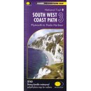 South West Coast Path 3 - Plymouth to Poole Harbour 1:40.000