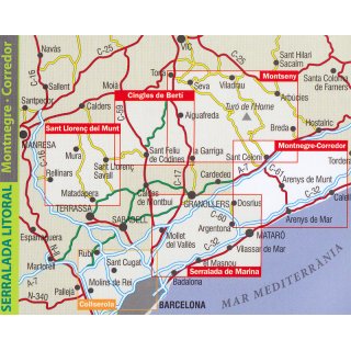 Montnegre / Corredor 1:25.000