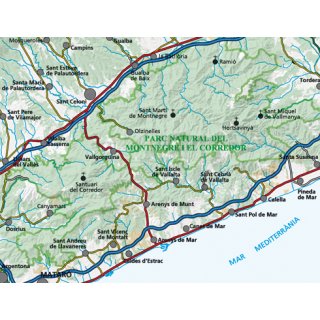 Montnegre / Corredor 1:25.000