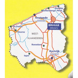 Flandern, West 1:150.000