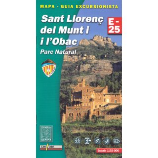 Sant Lloren del Munt i lObac 1:25.000