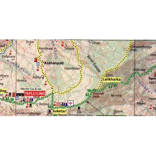 Kanchenjunga Region 1:100.000