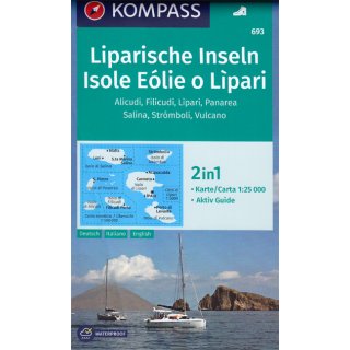 WK  693 Isole Elie o Lpari (Liparische Inseln) 1:25.000